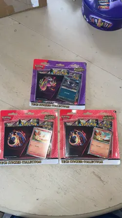 ⭐ 3 x Pokemon Ascended Heroes Tech Sticker Collection | Gastly & Charmander 🆕 - Image 2