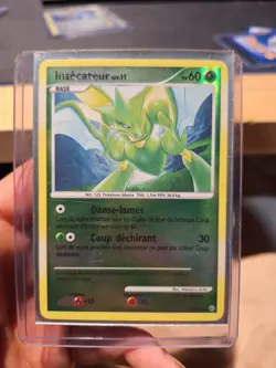 Scyther - 49/100 FRENCH Stormfront - Reverse Holo Uncommon NM Pokemon TCG - Image 1