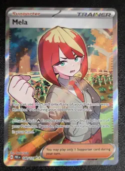 Pokemon TCG - Mela Ultra Rare SV: Prismatic Evolutions 140/131 NM - Image 1