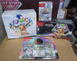 POKEMON PRISMATIC EVOLUTIONS ETB + SURPRISE + BUNDLE + 2-PACK BLISTER - Image 1