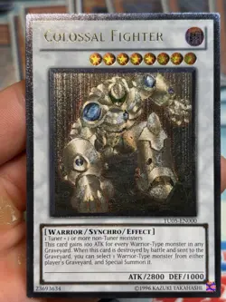 Colossal Fighter Turbo Pack TU05-EN000 Ultimate Rare VLP - Image 1