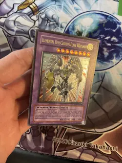 (79) Yugioh Elemental Hero Shining Flare Wingman EEN-EN036 Ultimate Unlimited LP - Image 3