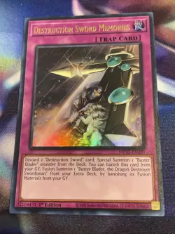 Yu-Gi-Oh! TCG Destruction Sword Memories MP25-EN281 Ultra Rare Yugioh NM/M - Image 1