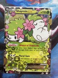 2016 POKEMON XY BLACK STAR PROMO XY148 SHAYMIN EX GENERATIONS - Image 1
