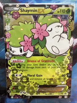 2016 POKEMON XY BLACK STAR PROMO XY148 SHAYMIN EX GENERATIONS - Image 2