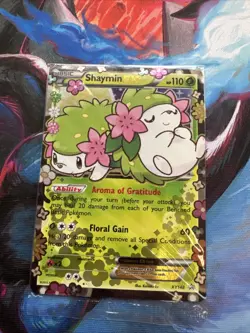 2016 POKEMON XY BLACK STAR PROMO XY148 SHAYMIN EX GENERATIONS - Image 4