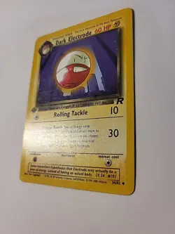 Dark Electrode 34/82 Team Rocket 1st Edition Pokemon Card LP - Image 4