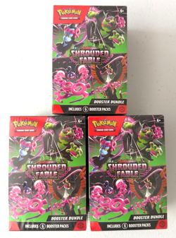 3x Pokemon TCG Shrouded Fable Booster Bundle LOT - Sealed / New - 18 Packs - Image 1