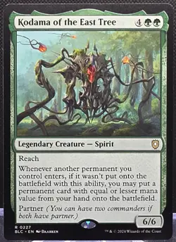 Kodama of the East Tree #227 Commander: Bloomburrow Regular Rare MP - Image 1