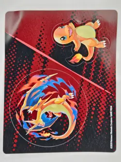 Pokemon - 020/217 Charmander Promo Cosmo Holo & Sticker Sheet Ascended Heroes - Image 3