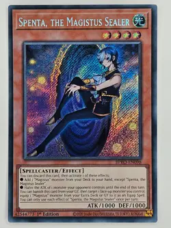 Yu Gi Oh - BPRO-EN098 Spenta, the Magistus Sealer - Secret Rare - Image 1