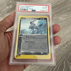 2004 Pokemon EX Team Magma vs Team Aqua Absol Holo #96 Secret Rare PSA 8 - Image 5