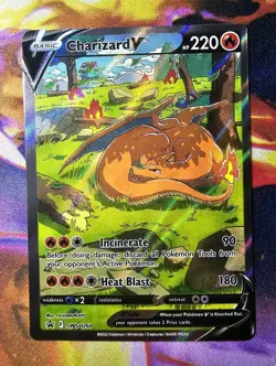 Charizard V SWSH260 LP Sword & Shield Black Star Promo Pokemon Trading Card Game - Image 1