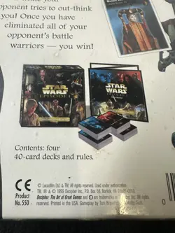 Star Wars Episode 1 Customizable Card Game New factory sealed BGS - Image 4