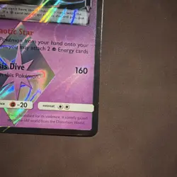 Pokemon TCG Giratina Prism Star 58/156 Sm-Ultra Prism Holo Rare 160HP Card - Image 2