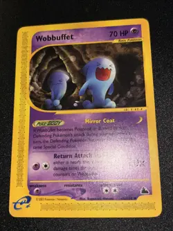 Wobbuffet 45/144 Skyridge Rare Pokemon Card Excellent! - Image 2