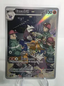 Excadrill 174/162 SV05: Temporal Forces Holo TCG Pokemon Card NM - Image 1