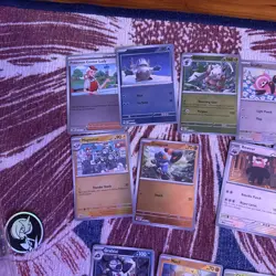 Pokemon Mega Evolution Bulk Card Lot of 114 - - 11 Holo, 7 Reverse - Image 2