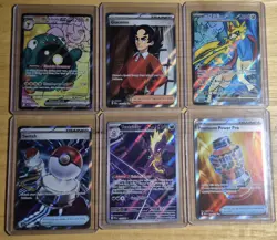Pokemon Full Art Lot 6 Cards Total Near Mint Condition - Image 1