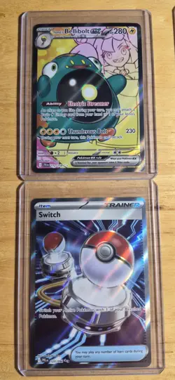 Pokemon Full Art Lot 6 Cards Total Near Mint Condition - Image 2