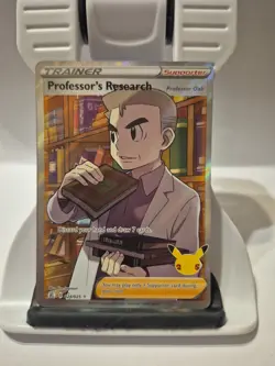 Pokemon TCG Professor's Research Celebrations Full Art Trainer Card 024/025 - Image 1