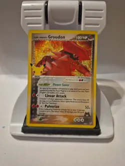 Team Magma's Groudon 9/95 Celebrations Classic Collection Holo Pokemon Card - Image 1