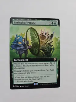 Springleaf Parade (Extended Art) Commander: Lorwyn Eclipsed Regular - Image 1