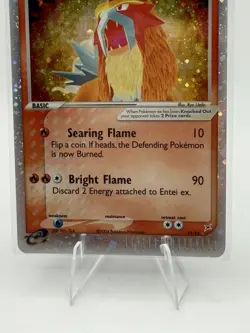 Pokemon Entei ex 100 HP Holo Rare Card EX Team Magma vs Team Aqua 91/95 English - Image 2