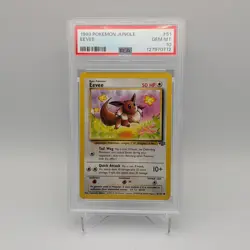 Eevee 51/64 Jungle PSA 10 GEM MINT FRESH CERT Graded Pokemon TCG Card 1999 WOTC - Image 1