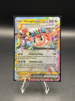 Tatsugiri EX 142/191 Surging Sparks Pokemon TCG Double Rare Holo (NM) - Image 1