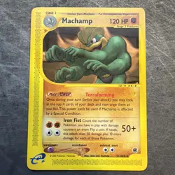 Pokemon Card Machamp Expedition 51/165 E-Reader Non Holo 272💎LP++💎 - Image 1