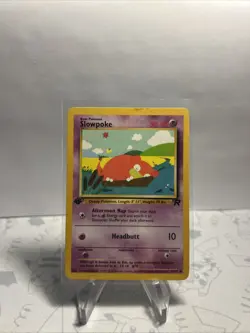 Pokemon TCG Slowpoke Team Rocket 67/82 Regular 1st Edition Common - LP - Image 1