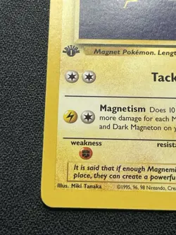 Pokemon Magnemite 60/82 Team Rocket 1st Edition NM / LP - Image 5