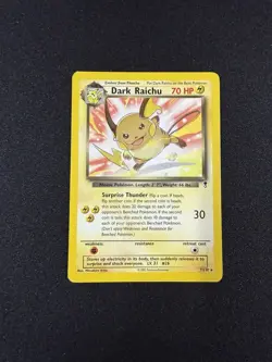 Pokemon TCG 2002 Legendary Collection Dark Raichu 7/110 Non Holo - Image 1