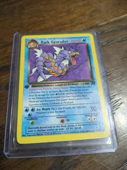 Dark Gyarados ⭐ 25/82 1st Edition WOTC Rare Team Rocket 2000 Pokemon - Image 1