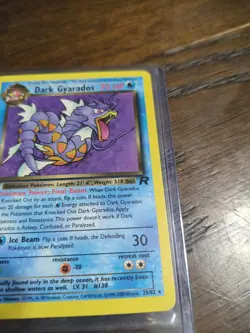 Dark Gyarados ⭐ 25/82 1st Edition WOTC Rare Team Rocket 2000 Pokemon - Image 3