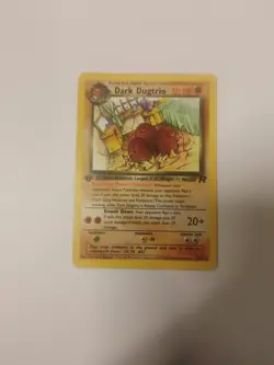 Pokemon 1st Edition Dark Dugtrio Team Rocket Regular Rare Pre-owned - Image 2