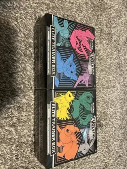 Pokemon Sword And Shield Evolving Skies ETB 8 Packs Set Of 2 - Image 1