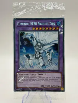 Yu-Gi-Oh! Elemental Hero Absolute Zero BLC1-EN004 Limited Edition Sealed - Image 1