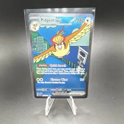 Pokemon Pidgeot ex 225/197 SV03 Obsidian Flames Illustration Rare Holo Card - Image 1