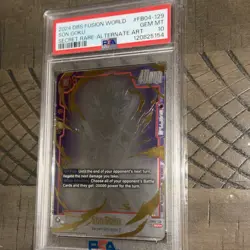 2024 DRAGON BALL SUPER CARD GAME FUSION WORLD ULTRA LIMIT SON GOKU PSA 10 - Image 2
