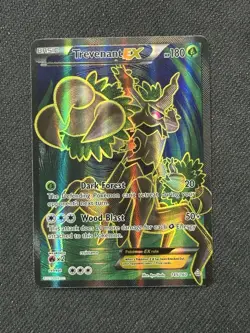 Trevenant EX 145/160 Primal Clash Full Art Holo Pokemon Card - Image 1