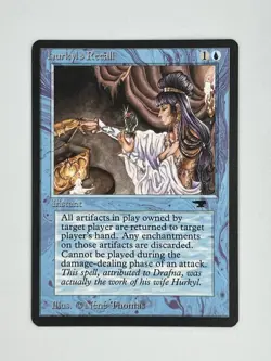 MTG HURKYL’S RECALL Antiquities Regular MT Magic The Gathering - Image 1