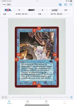 MTG HURKYL’S RECALL Antiquities Regular MT Magic The Gathering - Image 3