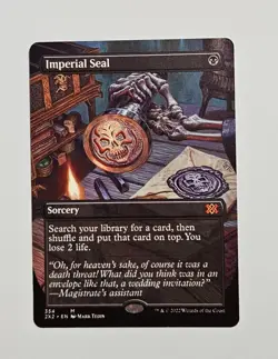 Imperial Seal (Borderless) #354 (NM) Double Masters 2022 2X2 Magic MTG - Image 1
