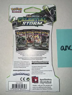 Pokemon 🔥CELESTIAL STORM🔥Sleeved Booster Pack - Factory Sealed New - Unweighed - Image 4
