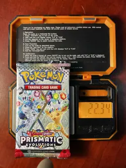 VERY HEAVY! GOD PACKUUU 22.34g Prismatic Evolutions Pokemon TCG Booster (SEALED) - Image 1
