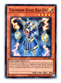 Thunder King Rai-Oh - ES01-AE002 - Super Rare Yugioh - Image 1