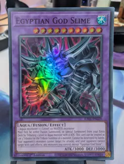 YuGiOh! Egyptian God Slime RA01-EN029 Super Rare 1st Ed - Image 1