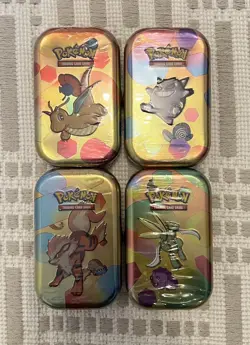 Pokemon TCG 151 Mini Tins x 4 - Brand New Sealed - Image 2